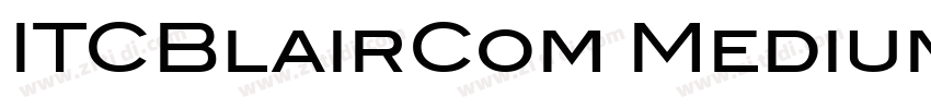ITCBlairCom Medium字体转换